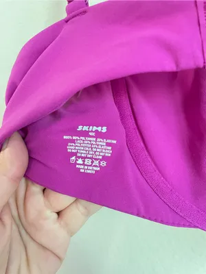 SKIMS Fits Everybody Lace Underwire Bra in Lollipop Size 40C NEW thumbnail 6