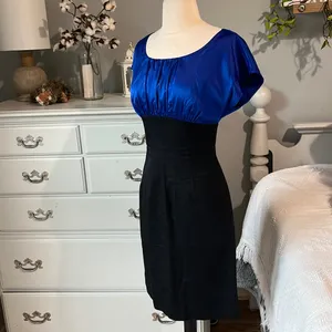 The Limited Dress Dinner Fitted Semi formal Blue Black womens 0 thumbnail 6
