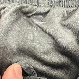 Nike Dri-FIT Size‎ Small Running Shorts Women's Gray White Athletic Gym Training thumbnail 2