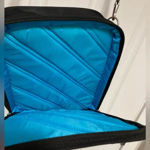 Sol Angeles Black Quilted IPAD/Tablet Crossbody Bag thumbnail 5