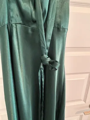 Birdy Grey Kira Satin Dress Emerald Green Size M thumbnail 9