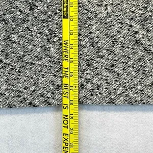LOU GREY for LOFT Skirt Medium Black White Gray Tweed Pencil Mini‎ Drawstring thumbnail 8