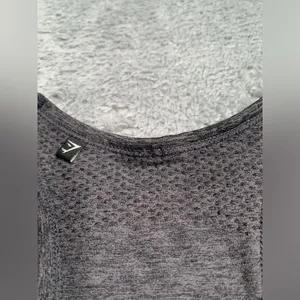 Gymshark Gray Racerback Tank Top thumbnail 4