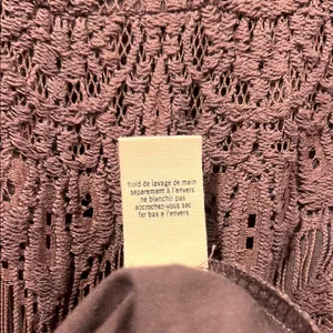 Anthropologie pins and needles crochet‎ style dress. Fully lined thumbnail 8