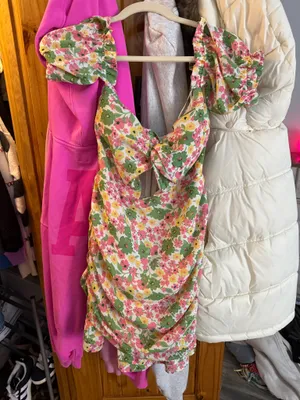 Floral Dress Fiestar boutique mini dress thumbnail 1