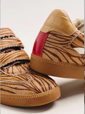 Dolce Vita Velcro Sneakers Tan Print thumbnail 3
