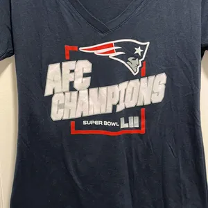 Next Level Apparel New England Patriots AFC Campions Super Bowl LII Shirt thumbnail 3