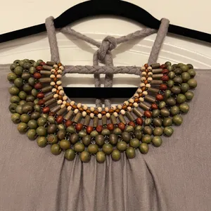 Chelsea & Violet Gray Dress with Beaded Detail Size M thumbnail 4