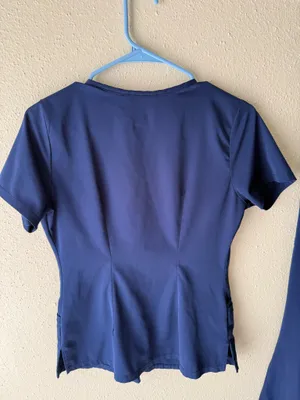 Healing Hands Scrub Top Navy blue XS thumbnail 3