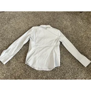 Zara blue button-up poplin long sleeve shirt L thumbnail 9