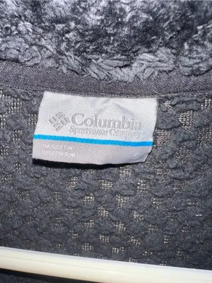 Columbia Cozy Full-Zip Teddy Jacket in Charcoal Gray Size small thumbnail 3