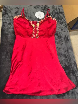 Princess Polly Tamal Mini Dress in Burgundy Size 6 New with tag thumbnail 6