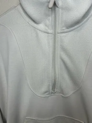 Lululemon Brushed Softstreme Half Zip Sweatshirt Size 8 Loungewear Comfy thumbnail 3