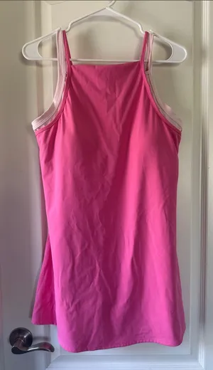 Altar'd State Bright Pink Tank with Pale Pink Straps / D30 thumbnail 1