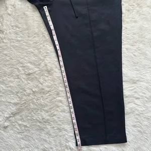 Madewell Pants Petite Pintucked Slim Pull-On Pants in Satin True Black Sz PXL thumbnail 14