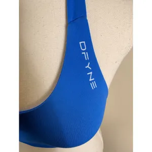 DFYNE Impact Halter Sports Bra and Scrunch Shorts Set Cobalt Blue XS thumbnail 5
