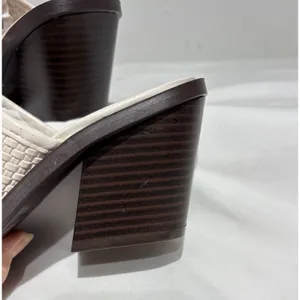 NEW JustFab Woven Heeled Mules SIze 7 thumbnail 7