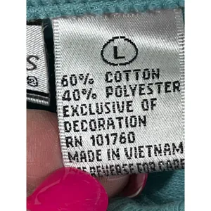 KT Classics Quilted Floral Embroidered Vest Women L Turquoise Shabby Chic Comfy thumbnail 8