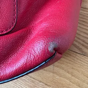 Kate Spade Allen St Raquel Satchel Red Leather Purse with Detachable Strap thumbnail 8