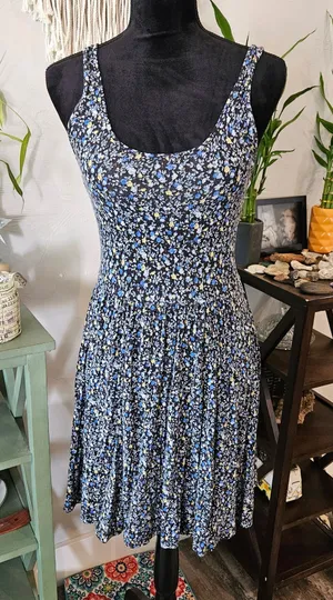 American Eagle Midi Floral Dress Size XS thumbnail 1