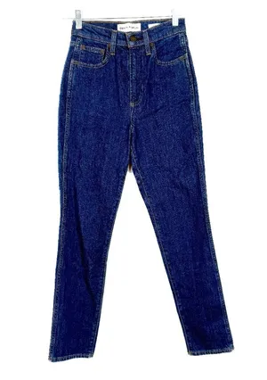 Aritzia Denim Forum The Anjelica High Rise Slim Jeans Size 25 EUC thumbnail 1