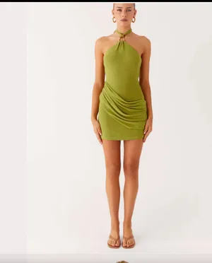 Pepper Mayo Dress Green Size 4 thumbnail 2