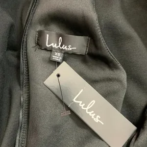 Lulu's Skyline‎ Views Black Bodycon Halter Dress thumbnail 9