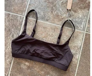 Skims Fits Everybody Scoop Bralette Espresso Size XS thumbnail 3