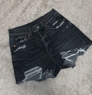 American Eagle Comfort Stretch Highest Rise 90s Boyfriend Shorts Womens 0 thumbnail 1