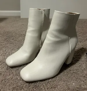 Madden girl booties white thumbnail 1