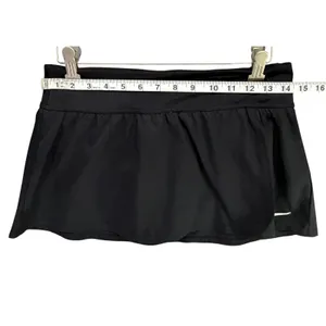 Nike Solid‎ Element Board Skirt Womens S Black Built In Brief Sporty Swimwear thumbnail 8