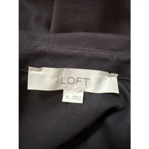 LOFT Black Ponte Knit 60s Mod Shift Dress Retro Preppy Career Office thumbnail 4