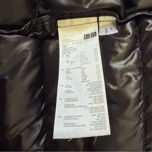 Uniqlo Premium Down Ultra Light‎ Puffer Black Coat Size S thumbnail 4
