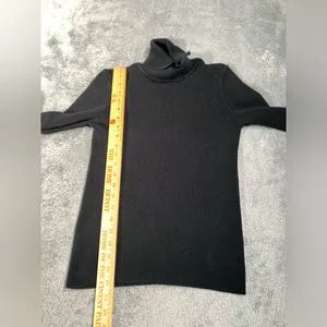 Lauren Ralph Lauren Black Turtleneck Sweater medium thumbnail 10