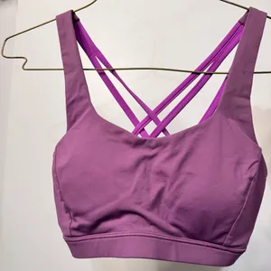 Lululemon Free to Be Serene Bra Light Support Vintage Plum / Vivid Plum thumbnail 3