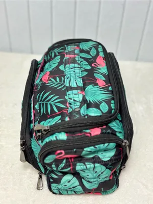 Lug Rare Black Flamingo Trolley‎ Cosmetic Travel Case thumbnail 2