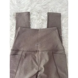 Beyond Yoga Out Of Pocket High Waisted Midi Leggings Oyster Heather Size XXS thumbnail 6