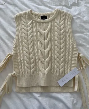Vestique Sweater Tie Tank thumbnail 1