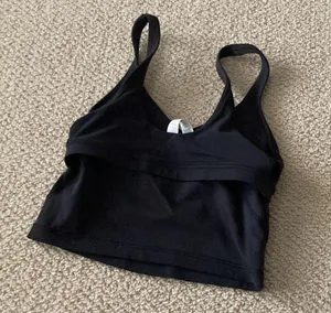 Lululemon Align Tank Black Size 4 Nulu Original Version 2020 Thin Strap Like New thumbnail 7