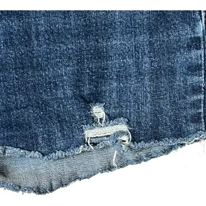 Levi's Mid Rise Skinny Cut Off Denim Shorts Womens 8 Blue‎ Distressed Raw Hem thumbnail 3