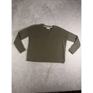 mwl madewell cropped sweatshirt dark green xs thumbnail 3