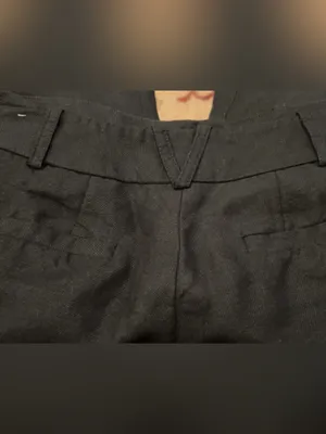 LOFT Petites Black Linen Blend Bermuda Shorts Size 00P thumbnail 7