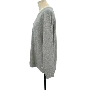 Marine Layer Heather Gray Fluent Crew Neck Pullover Sweatshirt‎ Size Large thumbnail 4