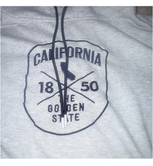 Home Free Gray Fleece Pullover Hoodie California Golden State Graphic Men L thumbnail 2