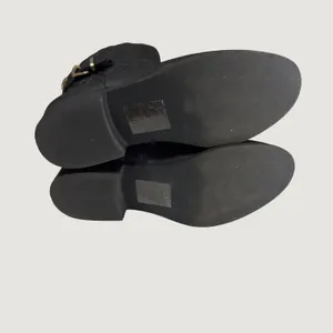 3202 | ShoeDazzle Sandi Quilted Moto Ankle Boots Black Women 9 thumbnail 6