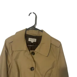 Merona Vintage Y2k Women's Size Large Tan Button Academia Jacket‎ Coat thumbnail 2