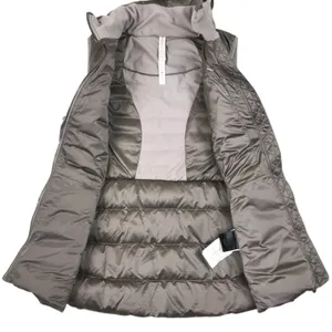 LULULEMON Brave the Cold Vest Sz 10 Gray Goose Down Everyday Cozy Lightweight thumbnail 7