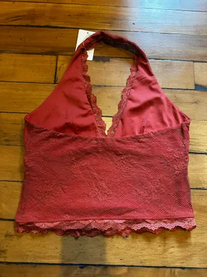 Amazon Reoria Lace Halter Top thumbnail 3