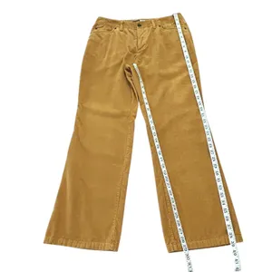 Focus Lifestyle Mustard Yellow Corduroy Wide Leg Flare Pants 70s Boho Retro thumbnail 5