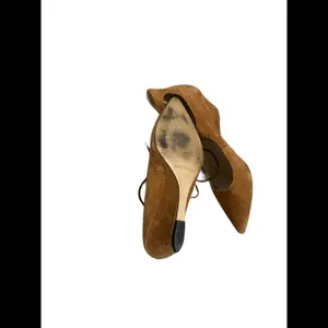 MARC FISHER BROWN SUEDE POINTED WEDGE SHOES WITH LACE UP 9 ws21 thumbnail 3